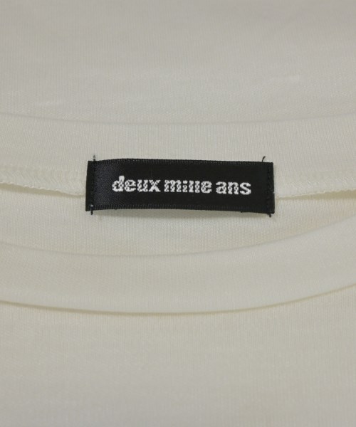 deux mille ans（ドゥミルアンズ）Tシャツ・カットソー 白 サイズ:F レディース/2200676116083