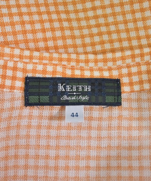 KEITH（キース）ブラウス オレンジ サイズ:44(XL位) レディース/2200700385140