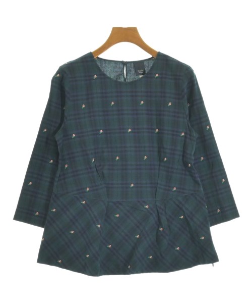 KEITH(キース)ブラウス 紺 サイズ:38(M位)/2200662609155