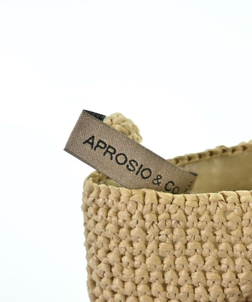 APROSIO & CO（アプロジオアンドコー）ハンドバッグ ベージュ サイズ:- レディース/2200697755032