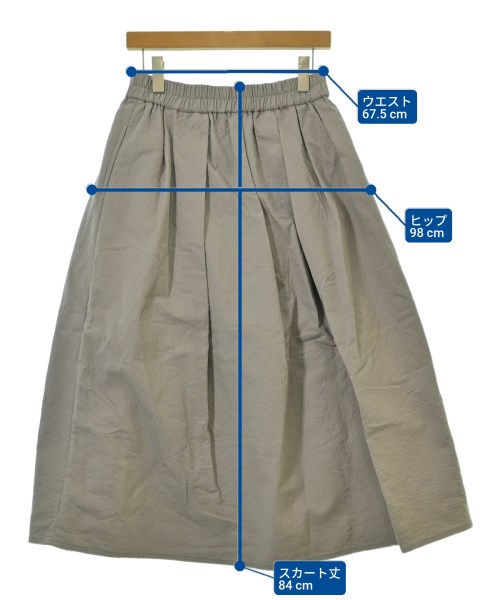 GIANNI LO GIUDICE（ジャンニロジュディチェ）ロング・マキシ丈スカート ベージュ サイズ:40(M位) レディース/2200666179029