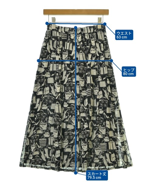 GIANNI LO GIUDICE（ジャンニロジュディチェ）ロング・マキシ丈スカート 黒 サイズ:40(M位) レディース/2200666179074