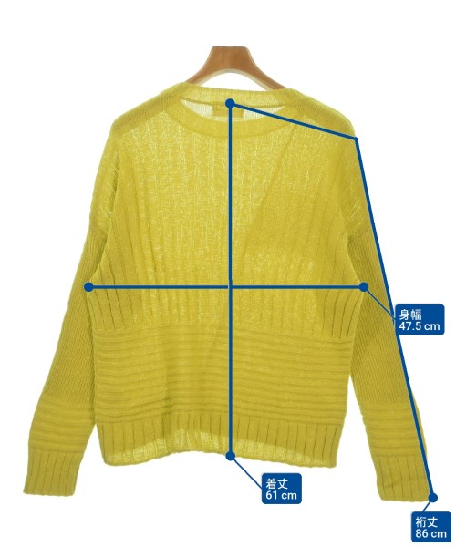 GIANNI LO GIUDICE（ジャンニロジュディチェ）ニット・セーター 黄 サイズ:40(M位) レディース/2200666179081