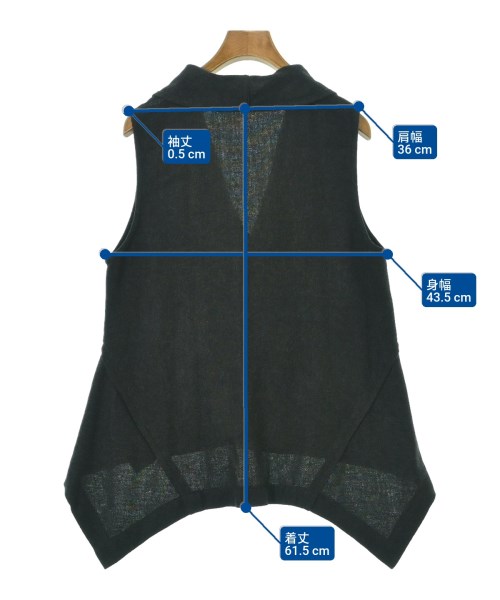 GIANNI LO GIUDICE（ジャンニロジュディチェ）ベスト グレー サイズ:40(M位) レディース/2200675395052