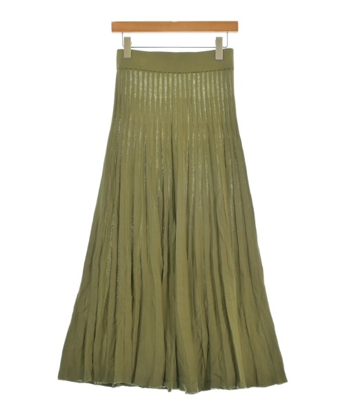 GIANNI LO GIUDICE（ジャンニロジュディチェ）ロング・マキシ丈スカート カーキ サイズ:40(M位) レディース/2200675395182