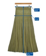 GIANNI LO GIUDICE（ジャンニロジュディチェ）ロング・マキシ丈スカート カーキ サイズ:40(M位) レディース/2200675395182