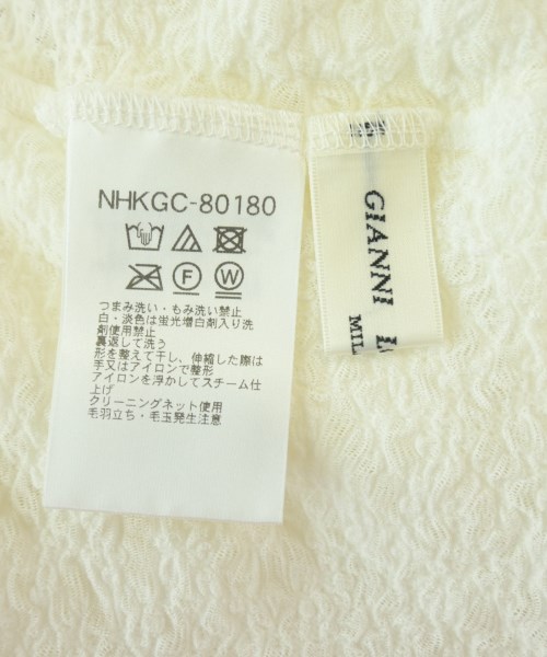 GIANNI LO GIUDICE（ジャンニロジュディチェ）Tシャツ・カットソー 白 サイズ:36(S位) レディース/2200704086050