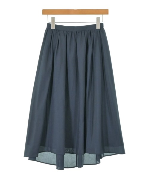 GIANNI LO GIUDICE(ジャンニロジュディチェ)ロング・マキシ丈スカート 紺 サイズ:36(S位)/2200667029057