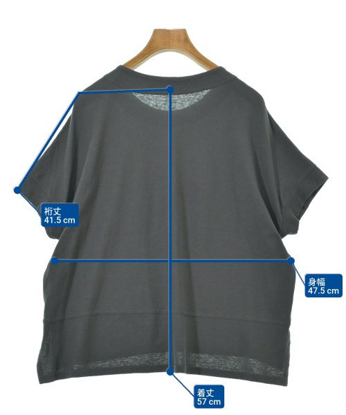 GIANNI LO GIUDICE（ジャンニロジュディチェ）Tシャツ・カットソー グレー サイズ:42(L位) レディース/2200684874234