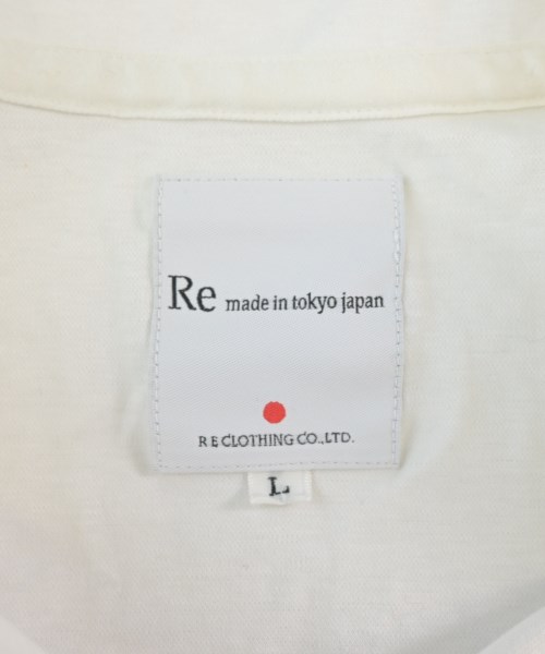 Re made in tokyo japan（アールイーメイドイントウキョウジャパン）ポロシャツ 白 サイズ:L メンズ/2200607142037