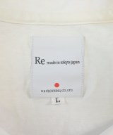 Re made in tokyo japan（アールイーメイドイントウキョウジャパン）ポロシャツ 白 サイズ:L メンズ/2200607142037