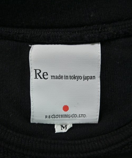 Re made in tokyo japan（アールイーメイドイントウキョウジャパン）スウェット 黒 サイズ:M メンズ/2200700119134