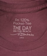 THE DAY ON THE BEACH（ザ・デイ・オン・ザ・ビーチ）Tシャツ・カットソー 赤 サイズ:L メンズ/2200722038079