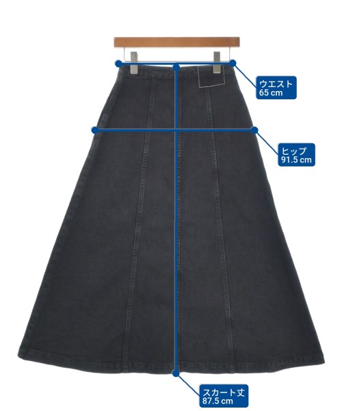 Preloved（プレラブド）ロング・マキシ丈スカート 黒 サイズ:26(M位) レディース/2200677289076