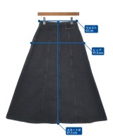 Preloved（プレラブド）ロング・マキシ丈スカート 黒 サイズ:26(M位) レディース/2200677289076