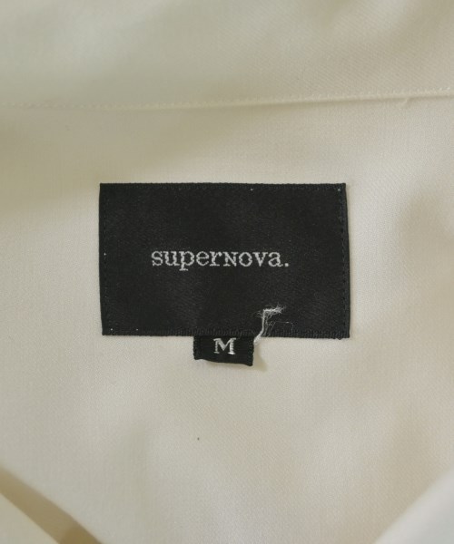 supernova（スーパーノヴァ）カジュアルシャツ 白 サイズ:M メンズ/2200622148045