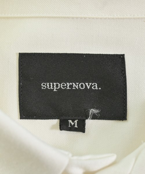 supernova（スーパーノヴァ）カジュアルシャツ 白 サイズ:M メンズ/2200716851028