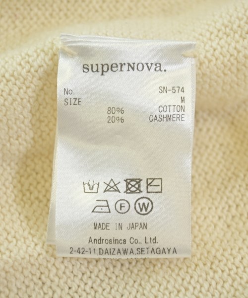 supernova（スーパーノヴァ）ニット・セーター ベージュ サイズ:M メンズ/2200709187011