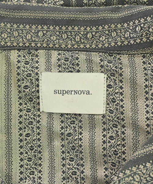 supernova（スーパーノヴァ）カジュアルシャツ グレー サイズ:M メンズ/2200721905020