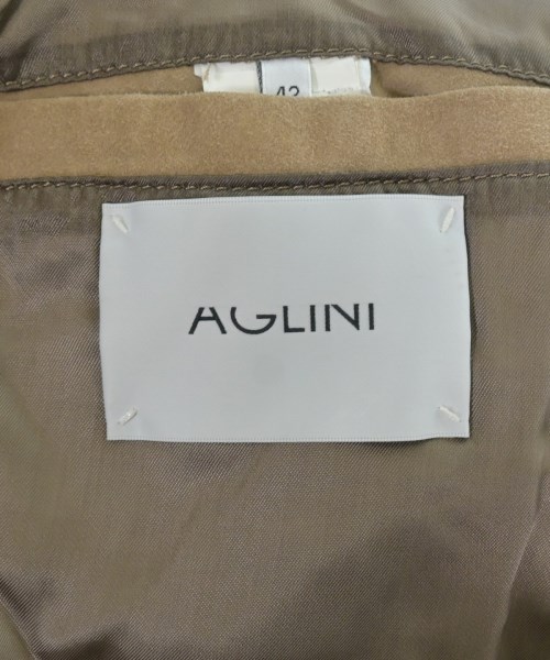 AGLINI（アリーニ）ライダース ベージュ サイズ:42(M位) レディース/2200635427021
