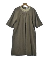 A DETACHER to be detached（アディテーチャートゥビーデタッチド）ワンピース 茶 サイズ:4(XL位) レディース/2200623829660
