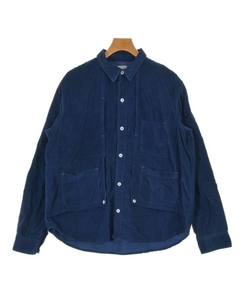 FUNSET OF ART(ファンセットオブアート)カジュアルシャツ 紺 サイズ:L/2200655968047