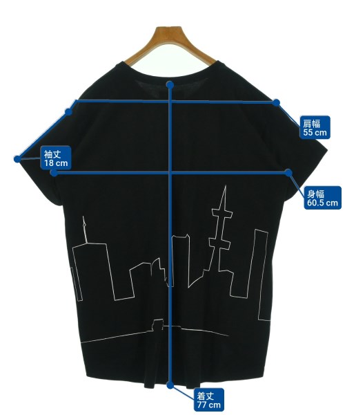 licht bestreben（リヒトベシュトレーベン）Tシャツ・カットソー 黒 サイズ:1(S位) メンズ/2200694452200