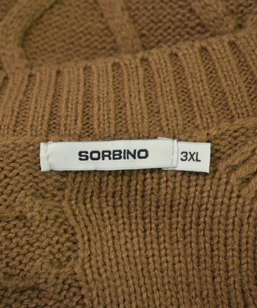 SORBINO（ソルビーノ）カーディガン 茶 サイズ:3XL メンズ/2200610939037