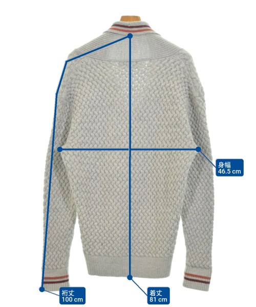 PROPAgANDA（プロパガンダ）カーディガン グレー サイズ:M メンズ/2200651301138