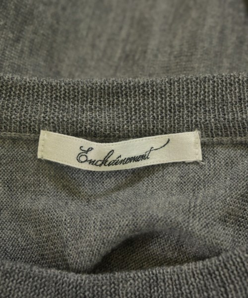 enchainement（アンシェヌマン）ニット・セーター グレー サイズ:F レディース/2200670097067