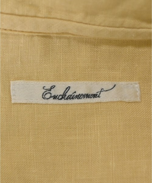 enchainement（アンシェヌマン）カジュアルシャツ 黄 サイズ:F レディース/2200707679501