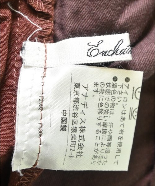 enchainement（アンシェヌマン）スラックス 茶 サイズ:2(M位) レディース/2200709852131