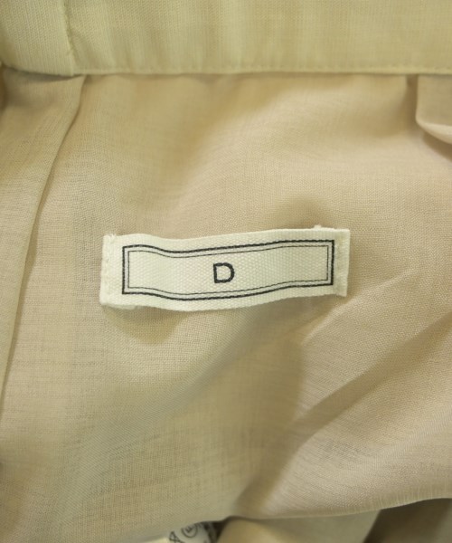 d.（ディー）その他 白 サイズ:38(M位) レディース/2200653310091
