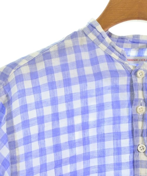 SUNSHINE+CLOUD（サンシャインプラスクラウド）カジュアルシャツ 青 サイズ:0(XS位) レディース/2200615925080