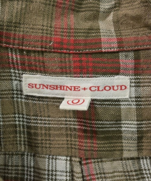 SUNSHINE+CLOUD（サンシャインプラスクラウド）カジュアルシャツ 茶 サイズ:0(XS位) レディース/2200695476090