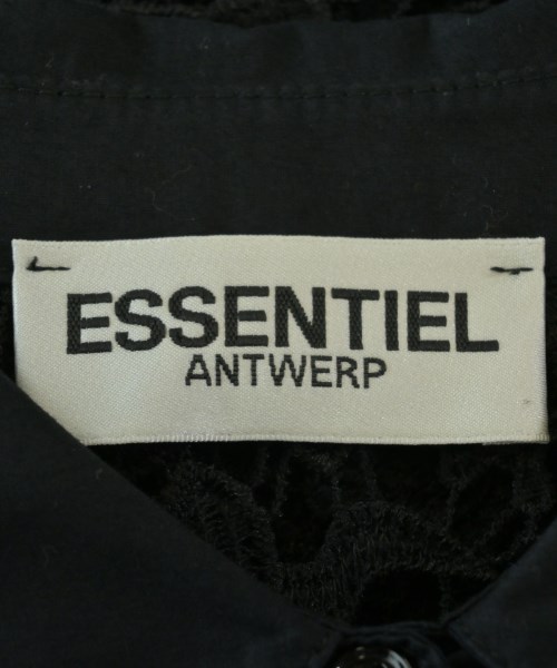 ESSENTIEL Antwerp（エッセンシャルアントワープ）ブラウス 黒 サイズ:34(XS位) レディース/2200677677057