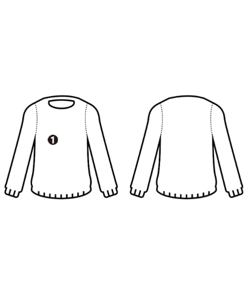 LAURENCE J.SMITH（ローレンスジェイスミス）ニット・セーター 青 サイズ:36(S位) レディース/2200655245070