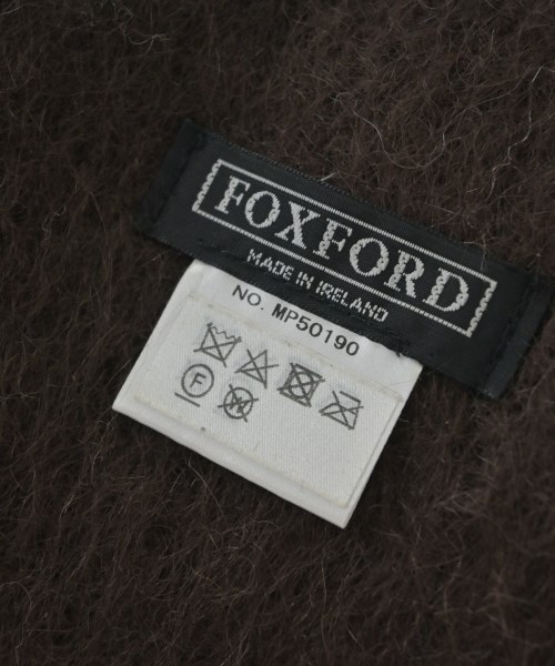 FOXFORD（フォックスフォード）ストール 茶 サイズ:- レディース/2200716883104