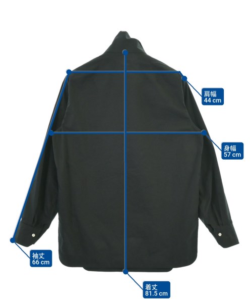 hatra（ハトラ）カジュアルシャツ 黒 サイズ:2(M位) メンズ/2200678500026