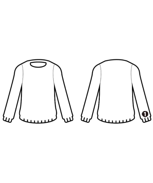 hatra（ハトラ）ニット・セーター 青 サイズ:-(M位) レディース/2200666780072