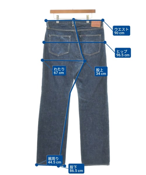 SAMURAI JEANS（サムライジーンズ）デニムパンツ 紺 サイズ:36(XL位) メンズ/2200704862074