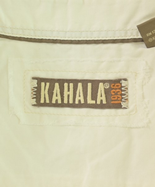 KAHALA（カハラ）カジュアルシャツ 白 サイズ:L メンズ/2200701277253