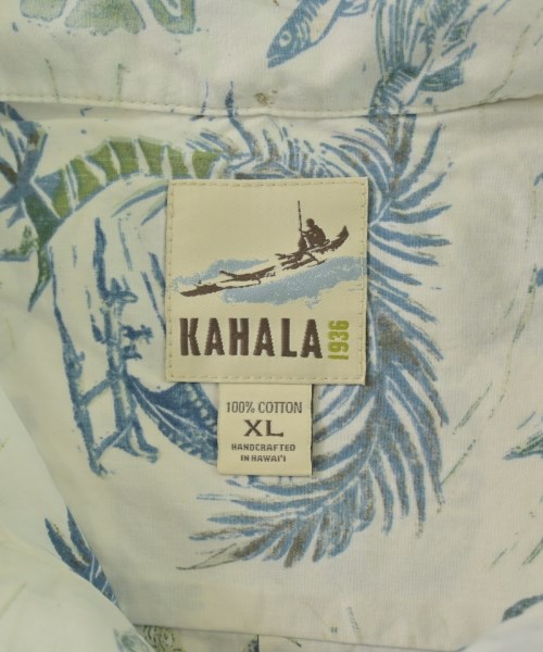 KAHALA（カハラ）カジュアルシャツ 白 サイズ:XL メンズ/2200701277314
