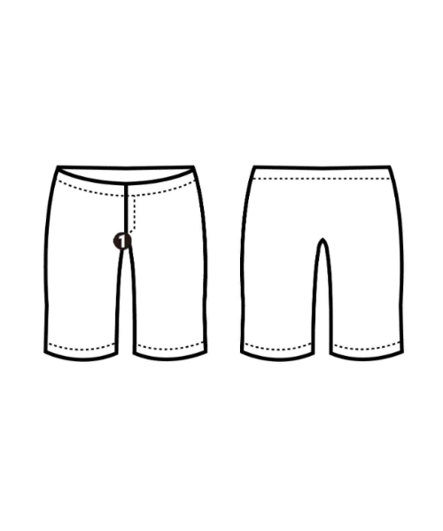 Danke schon.（ダンケシェーン）ショートパンツ 黒 サイズ:-(S位) メンズ/2200628235077