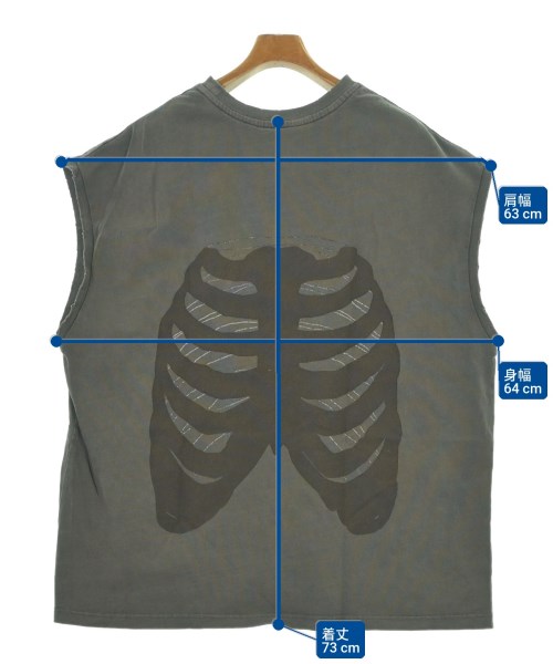 Danke schon.（ダンケシェーン）タンクトップ グレー サイズ:M メンズ/2200633584030