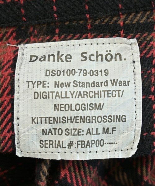 Danke schon.（ダンケシェーン）カジュアルシャツ 赤 サイズ:M レディース/2200646387208