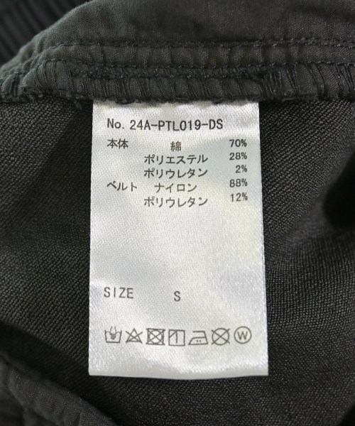 Danke schon.（ダンケシェーン）カーゴパンツ 黒 サイズ:28(S位) メンズ/2200711930018