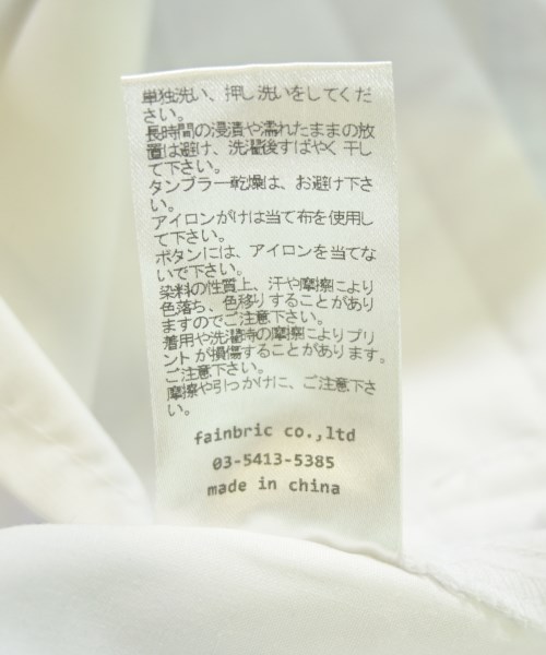 Danke schon.（ダンケシェーン）カーゴパンツ 白 サイズ:M メンズ/2200711858275