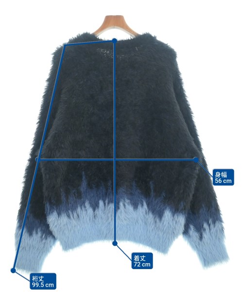 Danke schon.（ダンケシェーン）ニット・セーター 黒 サイズ:M メンズ/2200667196285