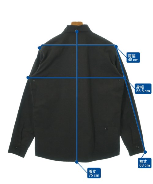 BLUCO WORK GARMENT（ブルコワークガーメント）カジュアルシャツ 黒 サイズ:L メンズ/2200619364069